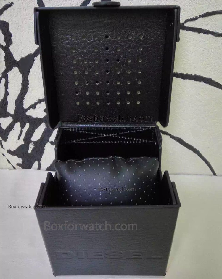 DIESEL Replica Watch Box - Solid Black - AAA Quality